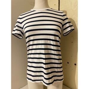 Banana Republic Womens Size Small Striped T-Shirt Casual‎ Short Sleeve Top